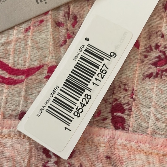 NWT size small Poupette St Barth Ilona Mini Dress Pink Grasse S - Picture 3 of 7